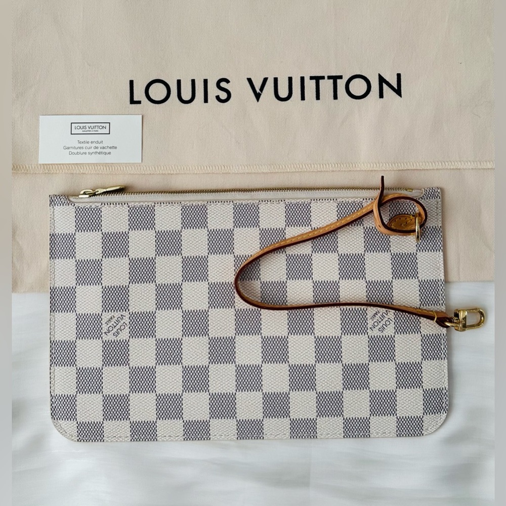 Louis Vuitton Damier Azur Pochette Wristlet
